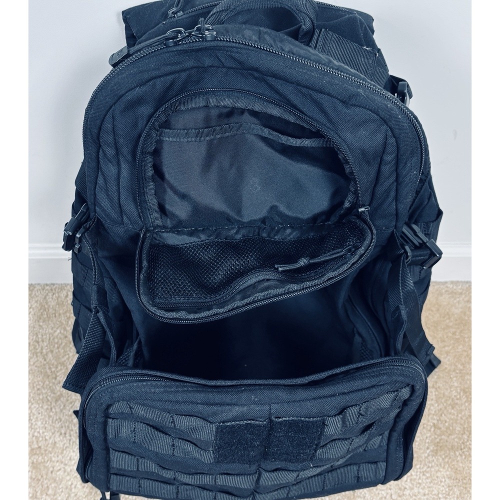 5.11 Tactical Rush 72 2.0 Black Nylon 55L MOLLE Backpack 72hr Pack - Picture 5 of 16